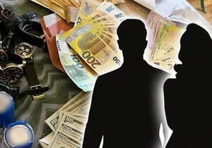 pranje novca siluete 