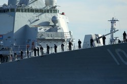 Amerykański niszczyciel rakietowy w Polsce. Zobacz zdjęcia USS Jason Dunham