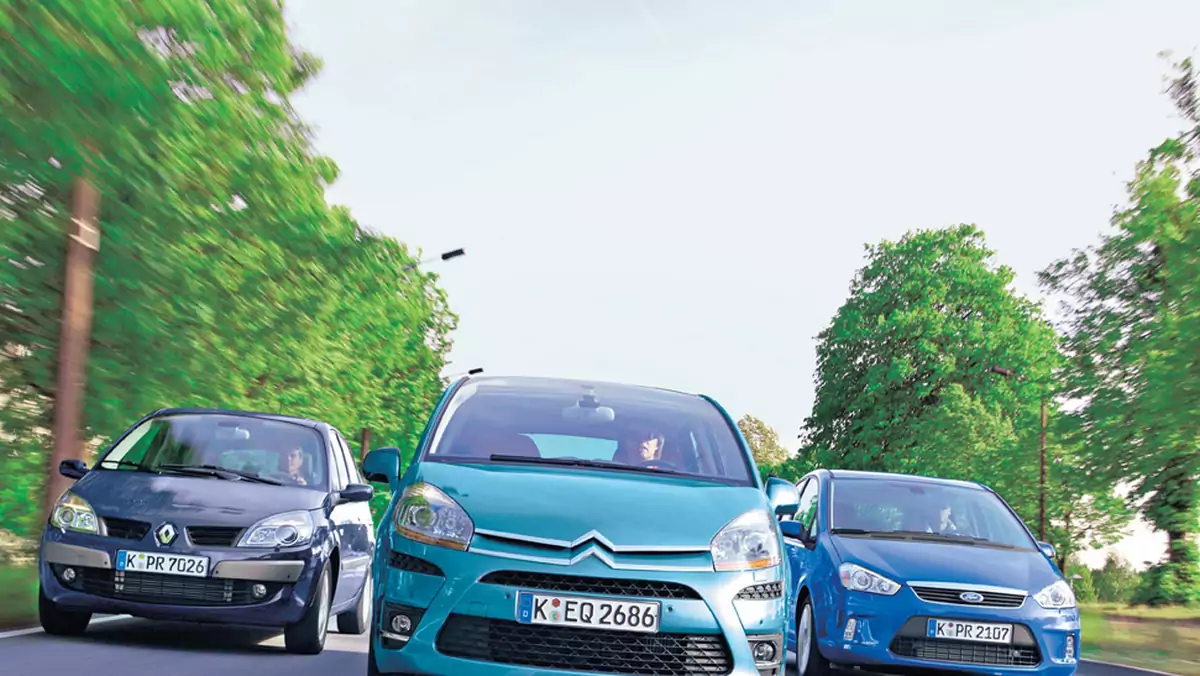 Citroen C4 Picasso kontra Ford C-Max i Renault Scenic: czy używane vany nie zawiodą rodziny