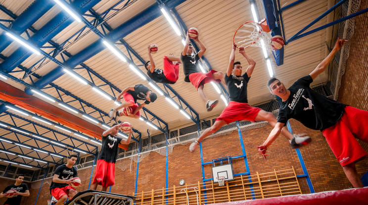 Új sportág Magyarországon: akrobatikus kosárlabda / Fotó: Face Team