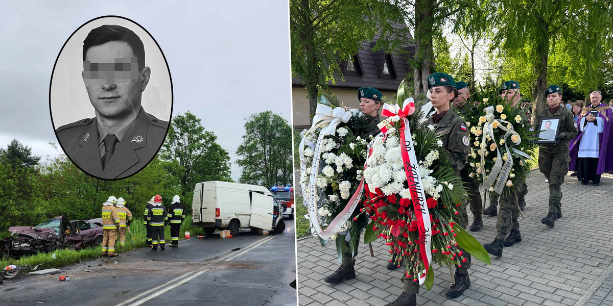 Śmierć młodego żołnierza w koszmarnym wypadku. Tak pożegnali go bliscy i koledzy.