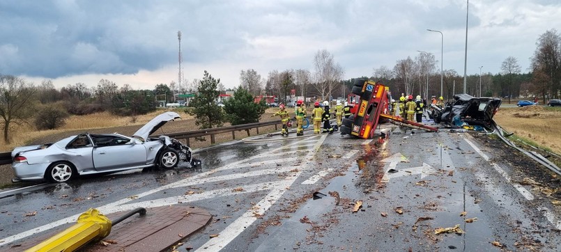 Wypadek na DK11 w Nowym Mieście nad Wartą