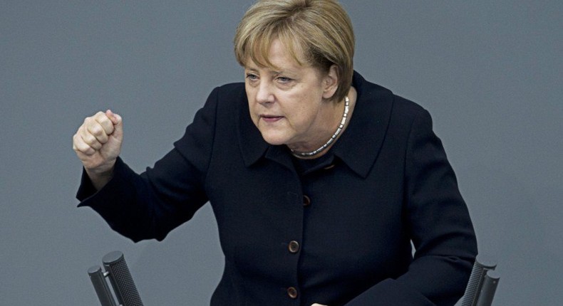 German chancellor Angela Merkel.