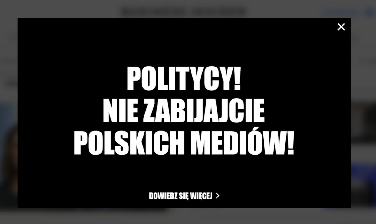 W czwartek ogólnopolski protest mediów
