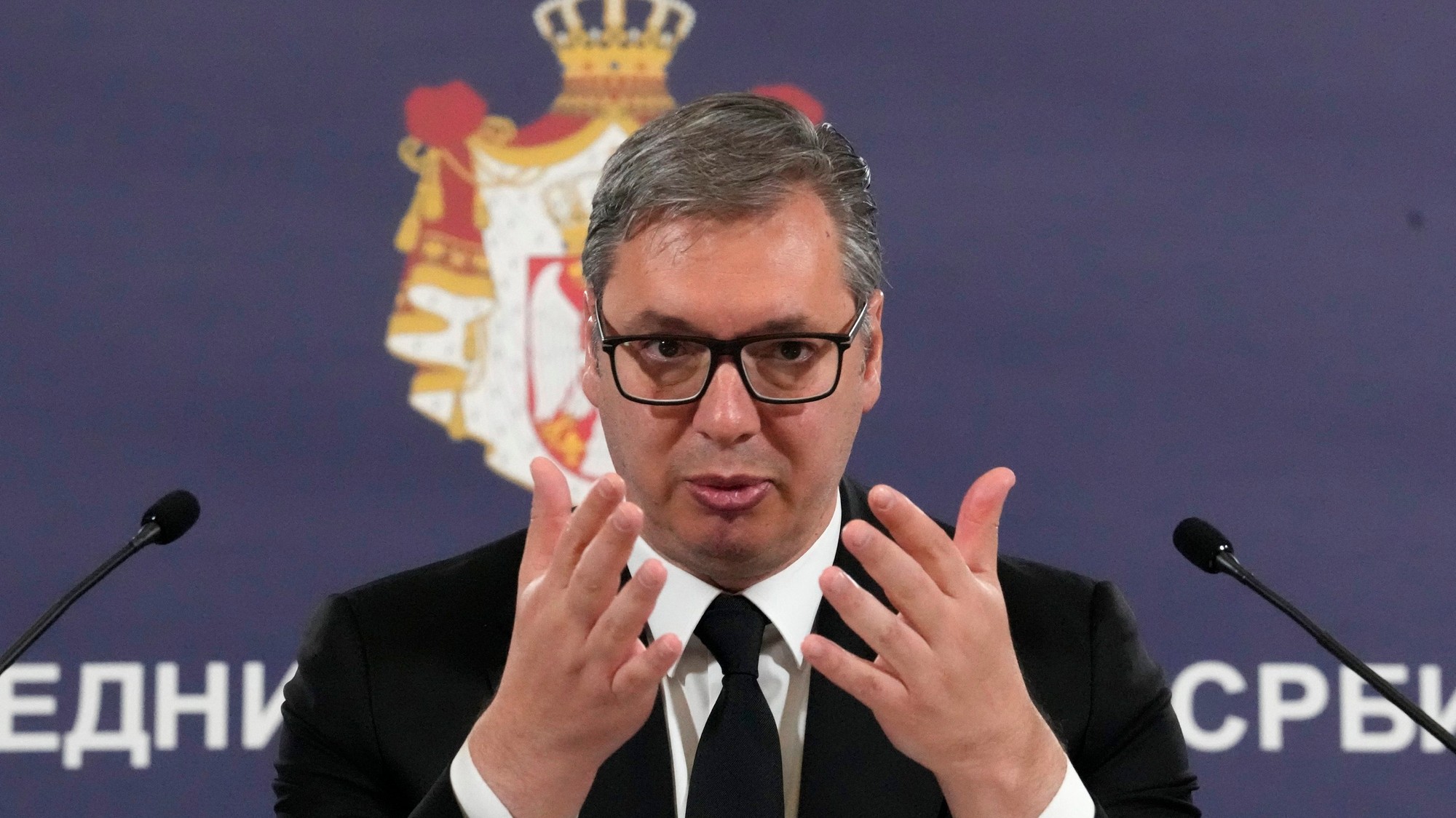 Srbský prezident Aleksandar Vučič.