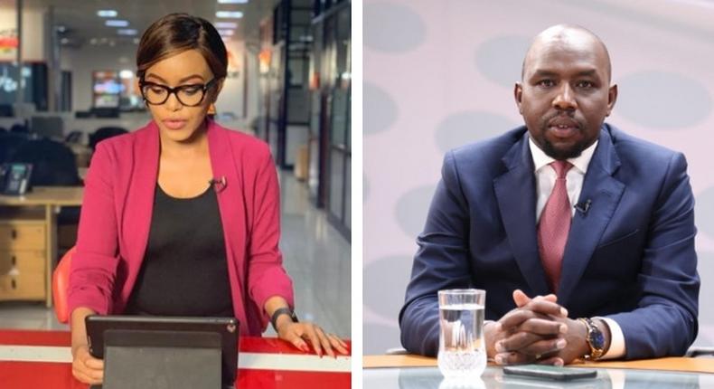 KTN's Sophia Wanuna tackles Kipchumba Murkomen after tweet on Miguna