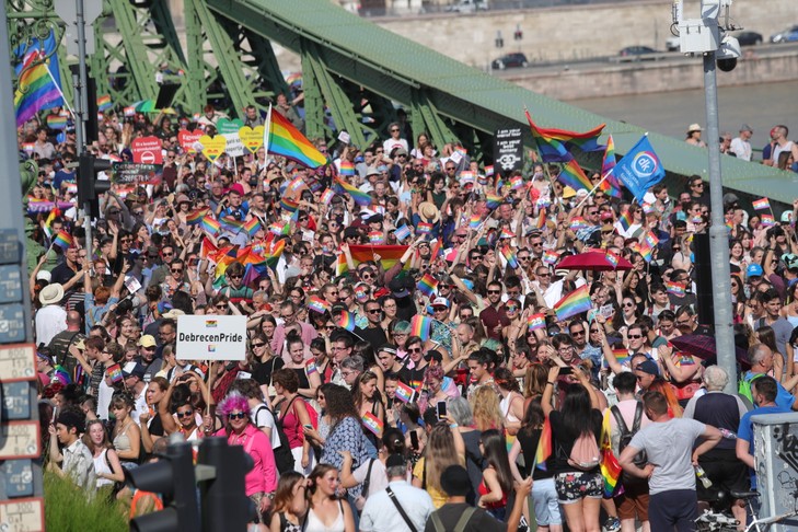 Pride felvonulás  / Fotó: Varga Imre