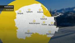 Prognoza pogody dla woj. pomorskiego - 10.02