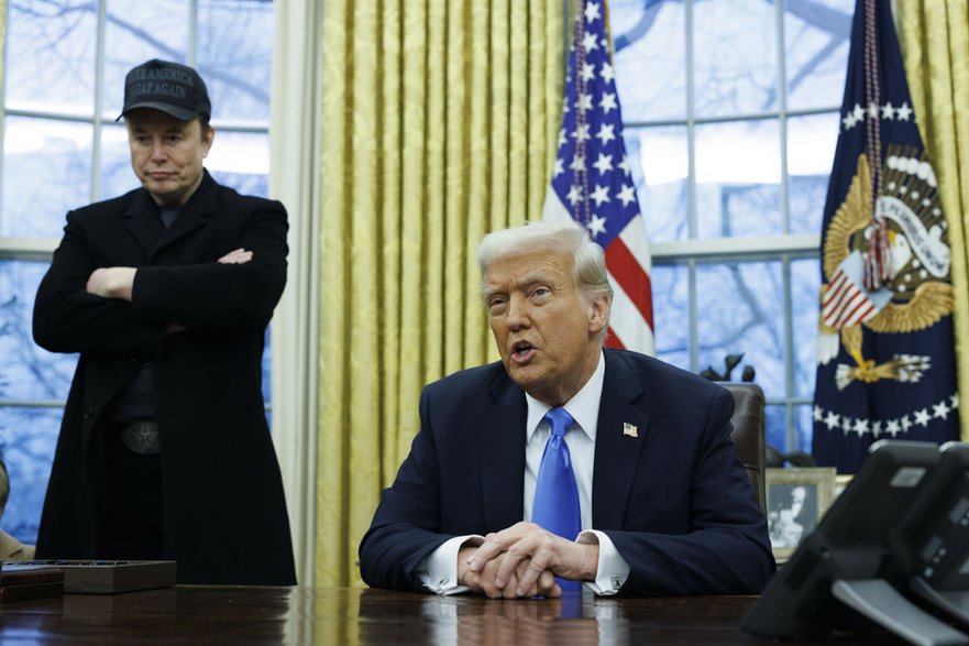 Donald Trump i Elon Musk.