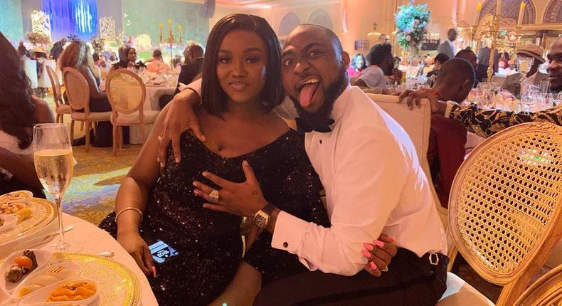 Davido and his fiancee, Chioma Avril Rowland [Instagram/TheChefChi]