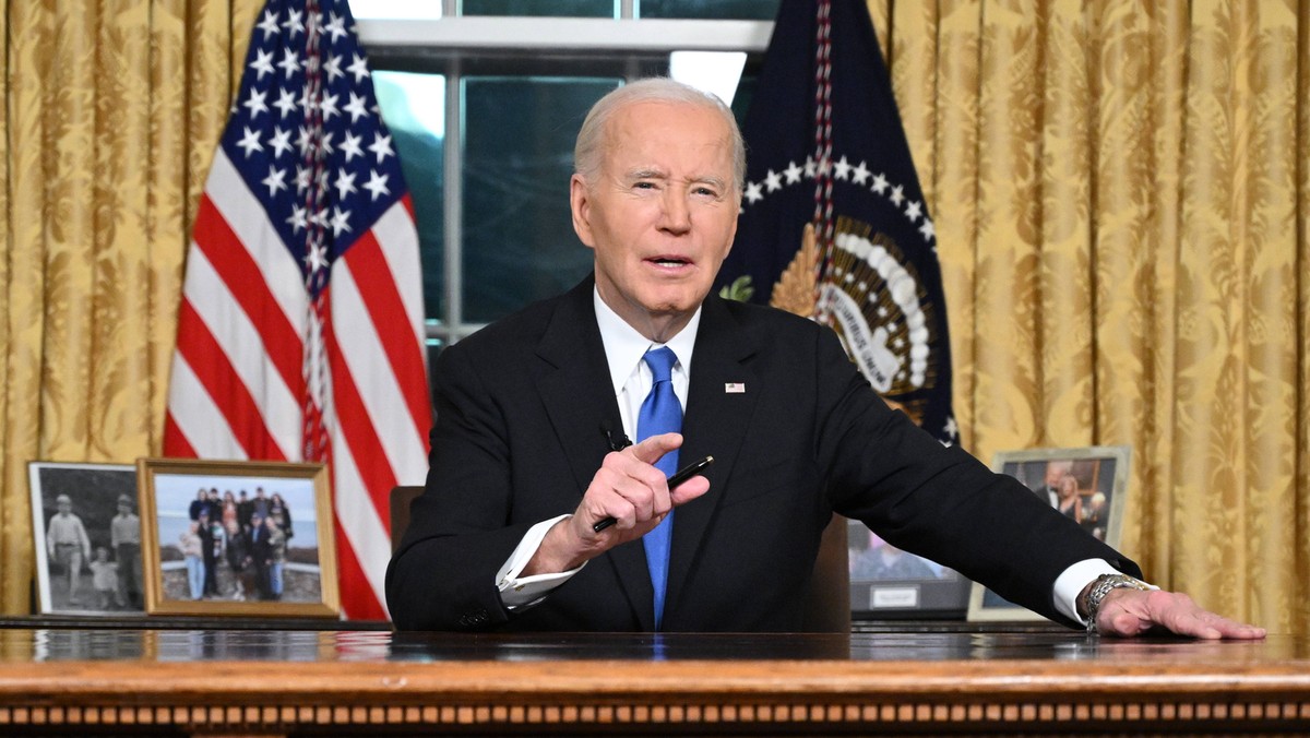 Joe Biden żegna się z prezydenturą, ostrzegając przed zagrażającą demokracji oligarchią [Źródło: Onet]