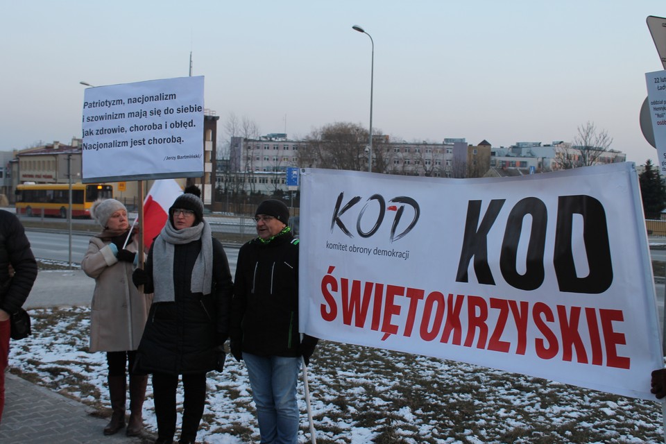 Protest SLD przeciwko polityce historycznej rządu PiS