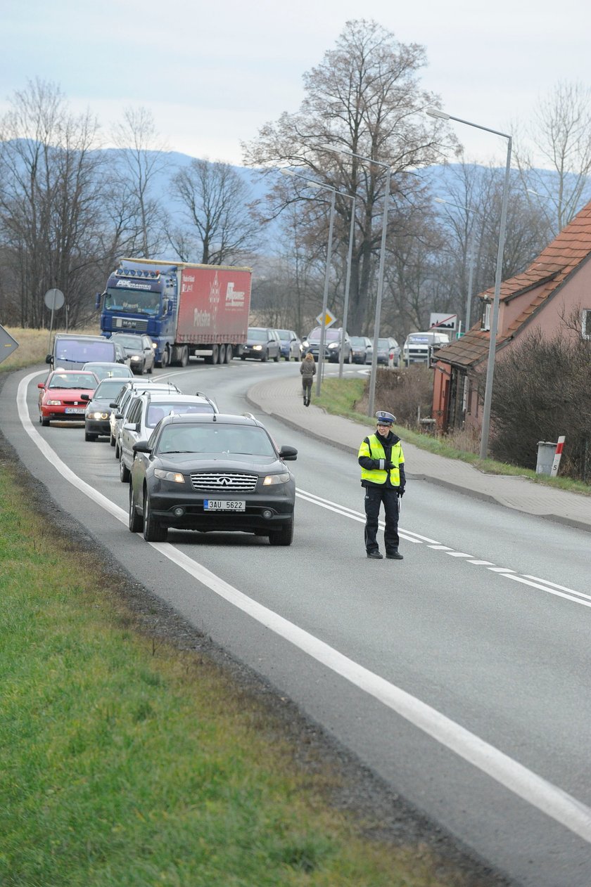 Blokada drogi nr 8