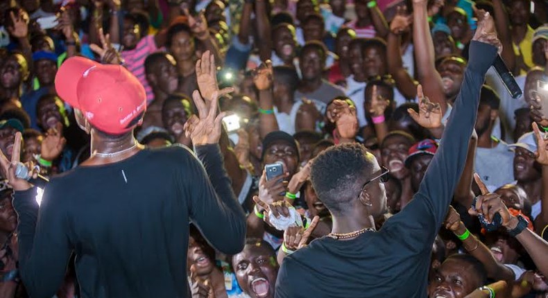 E.L and Lil Shaker performing at Tidal Rave 2016