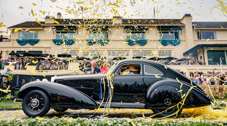 Ennél az 1938-as Mercedesnél nem volt szebb az idei szépségversenyen Fotó: Concours d'Elegance