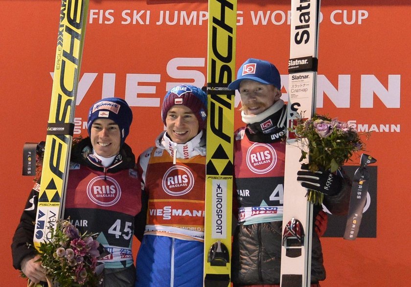 Stefan Kraft, Kamil Stoch , Robert Johansson