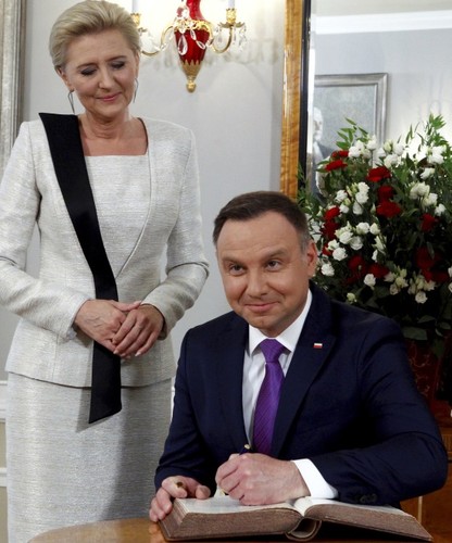 Agata Kornhasuer-Duda i Andrzej Duda