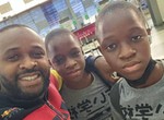 Actor Femi Adebayo overjoyed as he celebrates twin son's birthday