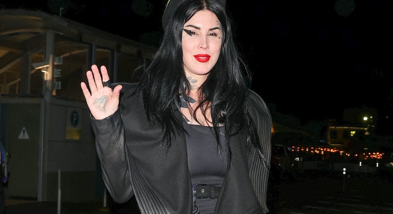 Kat Von D in Los Angeles, California, on November 11, 2022.Rachpoot/Bauer-Griffin/Getty Images