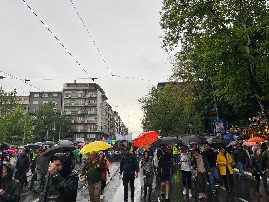 Kolona kod Tašmajdanskog parka