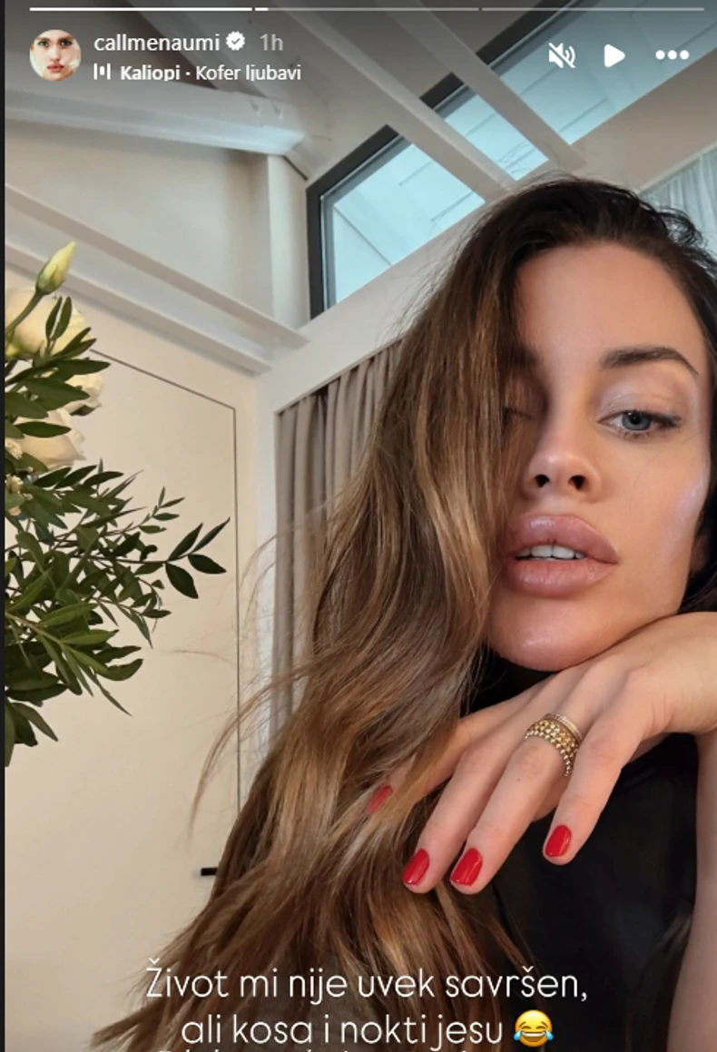 Mina Naumović u trudnoći