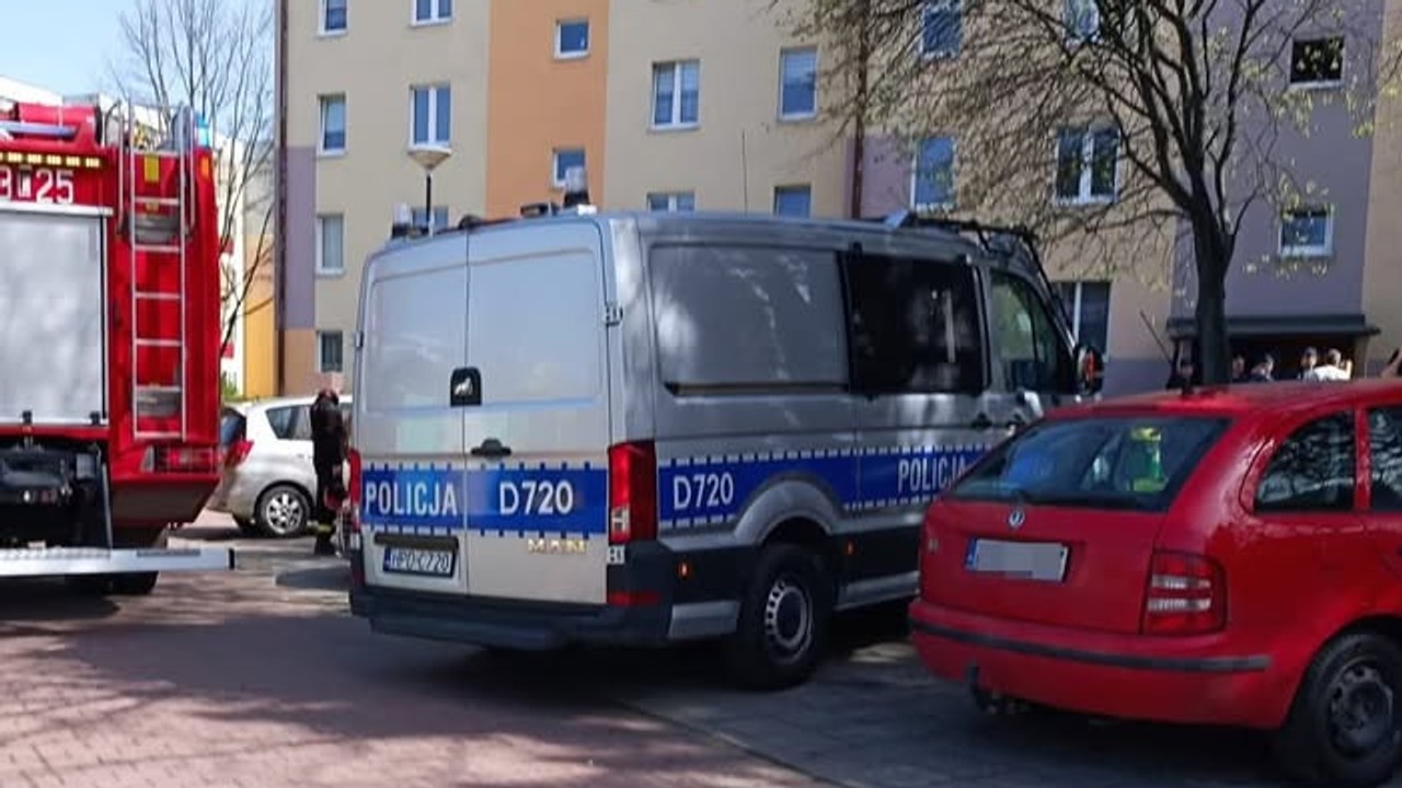 Chwile grozy w Lublinie. Polał drzwi benzyną i podpalił, w środku byli ludzie