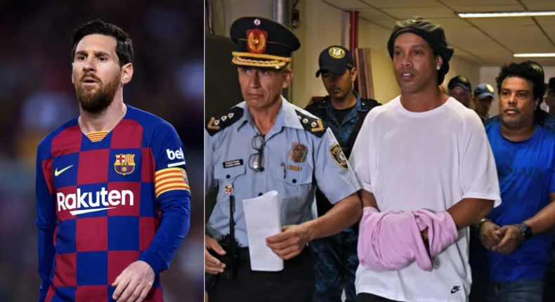 Lionel Messi to spend €4million to help get Ronaldinho out of jail