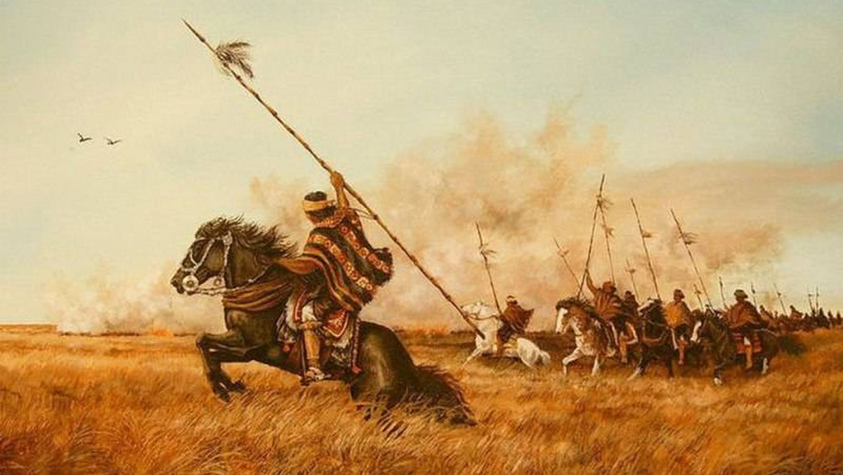 Mapuche (Araukanowie) to wojownicze plemię, które od wieków zamieszkuje południowo-centralne rejony dzisiejszego Chile. Przez całe stulecia z sukcesem odpierało ataki wrogów i aż do końca XIX w. zachowało suwerenność. Jednym z bohaterów narodowych Mapuchów i uosobieniem ich legendarnej odwagi jest Galvarino – wojownik z ostrzami zamiast dłoni.