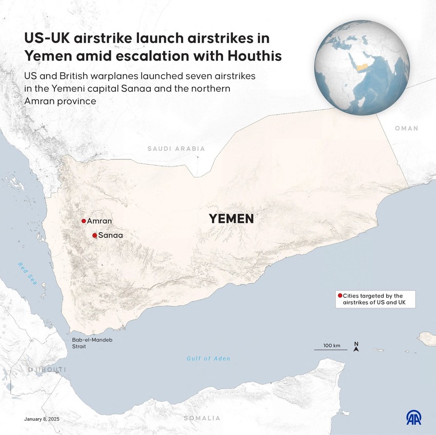 Bab el Mandeb na mapi
