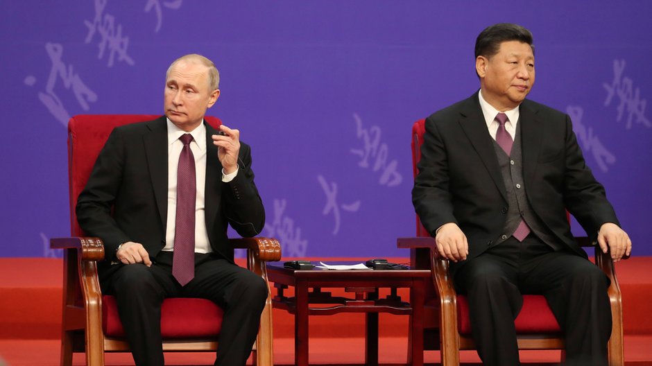 Prezydent Rosji Władimir Putin i przywódca Chin Xi Jinping, 2019 r.