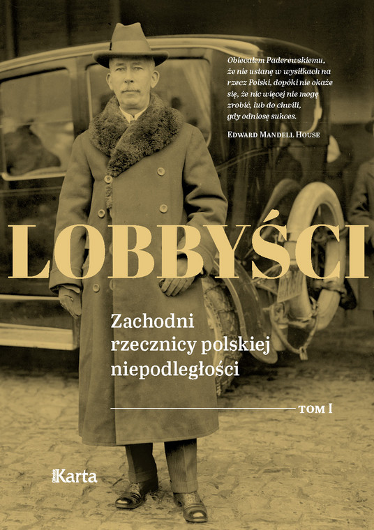 "Lobbyści. Zachodni rzecznicy polskiej niepodległości" (okładka pierwszego tomu)