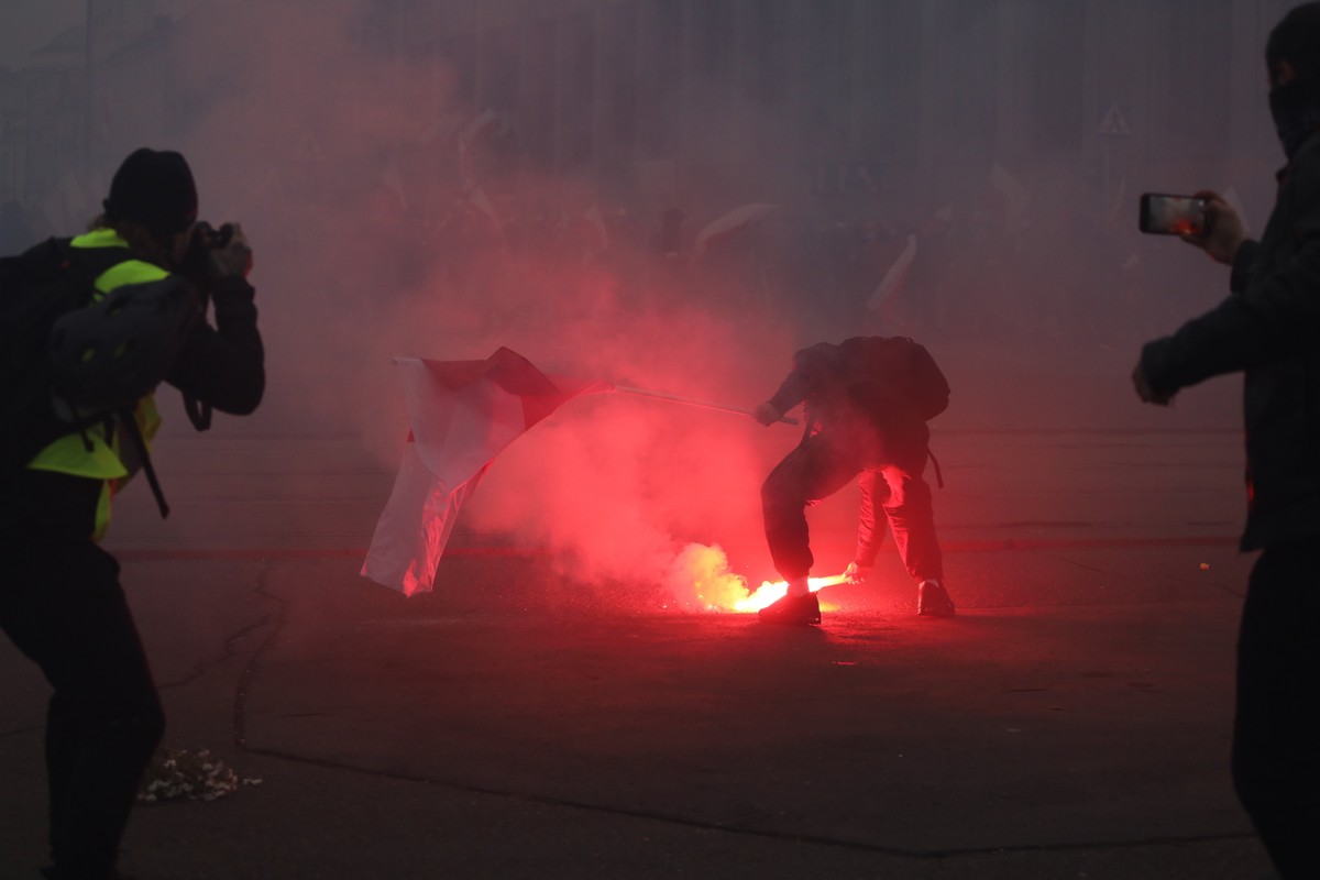 Marsz Niepodleglosci w Warszawie