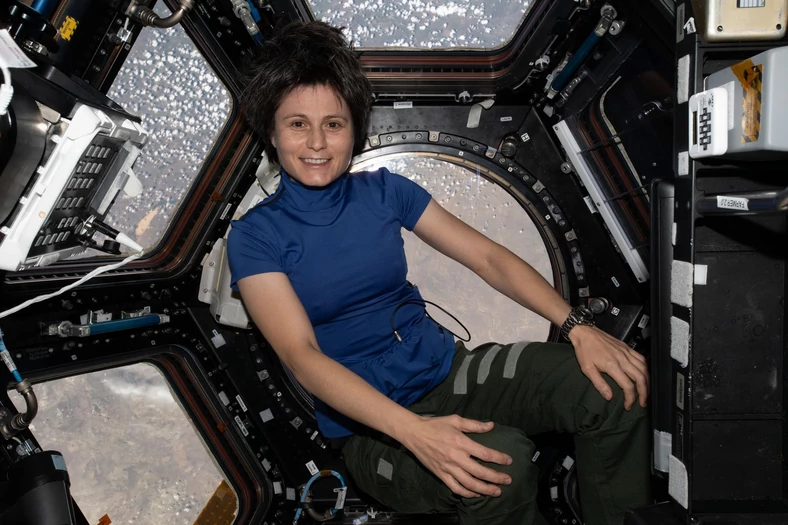 Samantha Cristoforetti na Międzynardowowej Stacji Kosmicznej