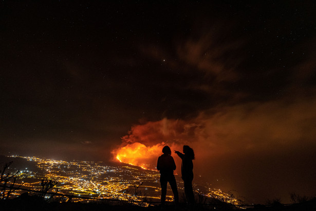 Wulkan Cumbre Vieja na wyspie La Palma