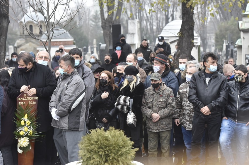 Džej Ramadanovski - sahrana