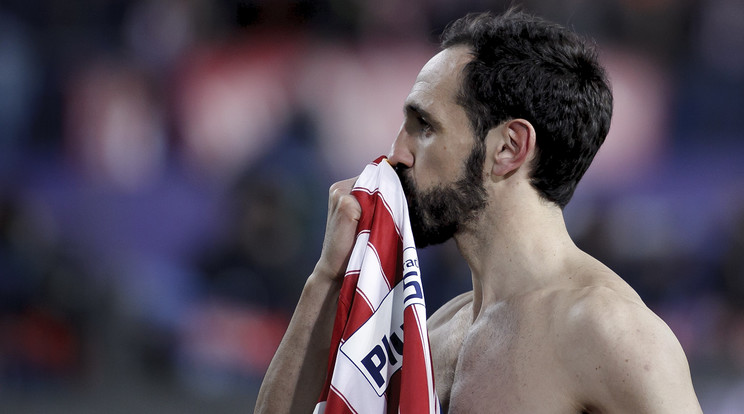 Juanfran így ünnepelte a továbbjutást /Fotó: AFP