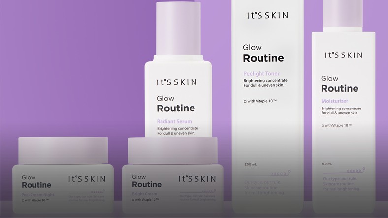 it's skin glow routine moisturizer