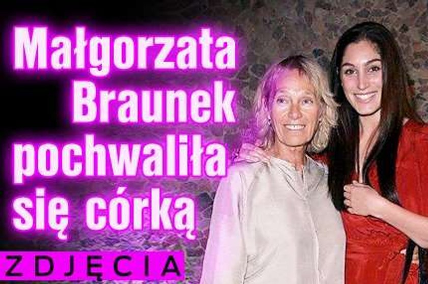 Małgorzata Braunek pochwaliła się córką. Foto