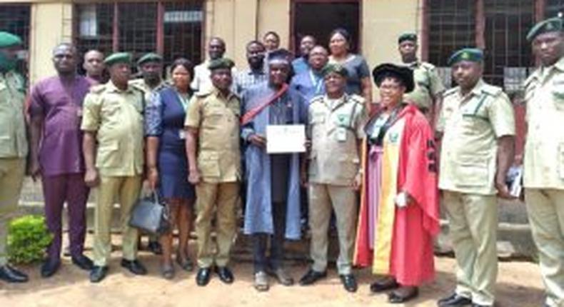 Livinus Ugwu, 60-year-old former Anambra inmate, bags NOUN degree. [NAN]