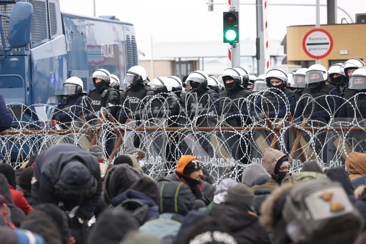 Migranci na granicy