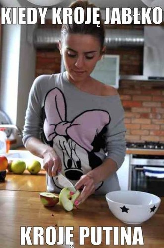 mem o jabłkach / Mam alergię na rzeczywistość