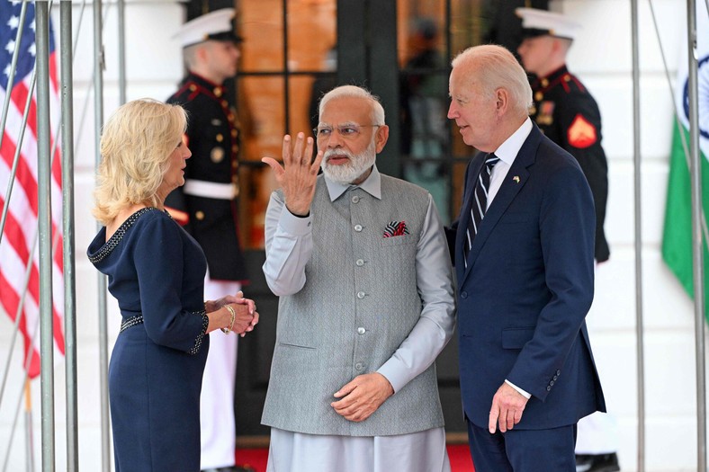 Narendra Modi i Joe Biden, 21 czerwca 2023 r.