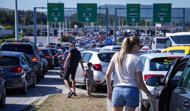 Đevđelija, Severna Makedonija, gužve na granici, granični prelaz