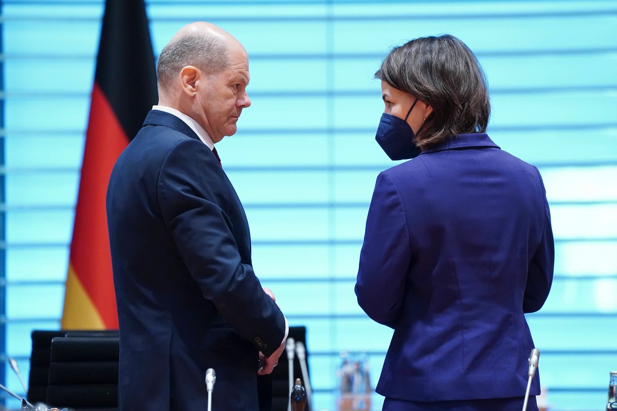 Olaf Scholz i Annalena Baerbock