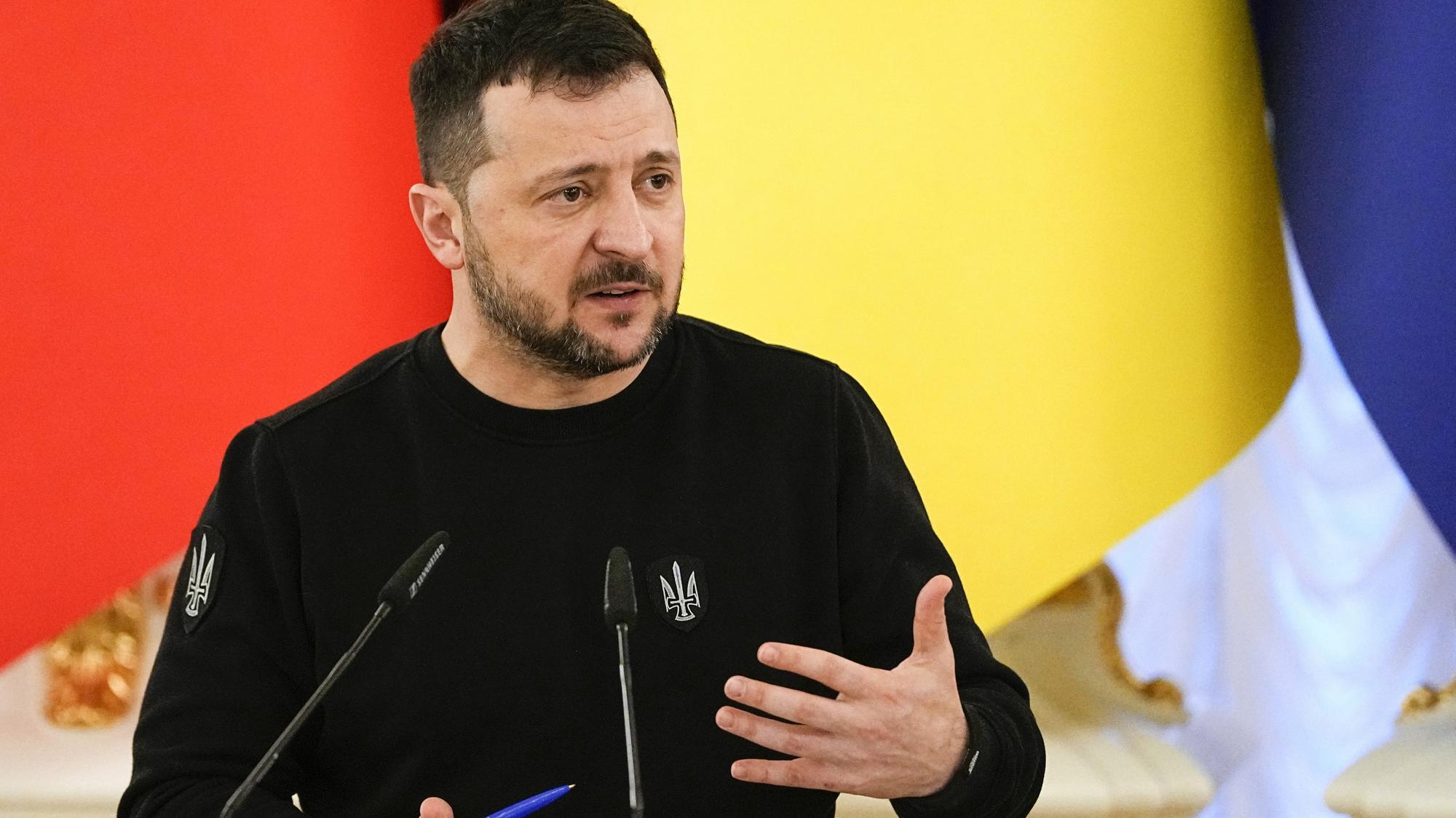 Ukrajinský prezident Volodymyr Zelenskyj.