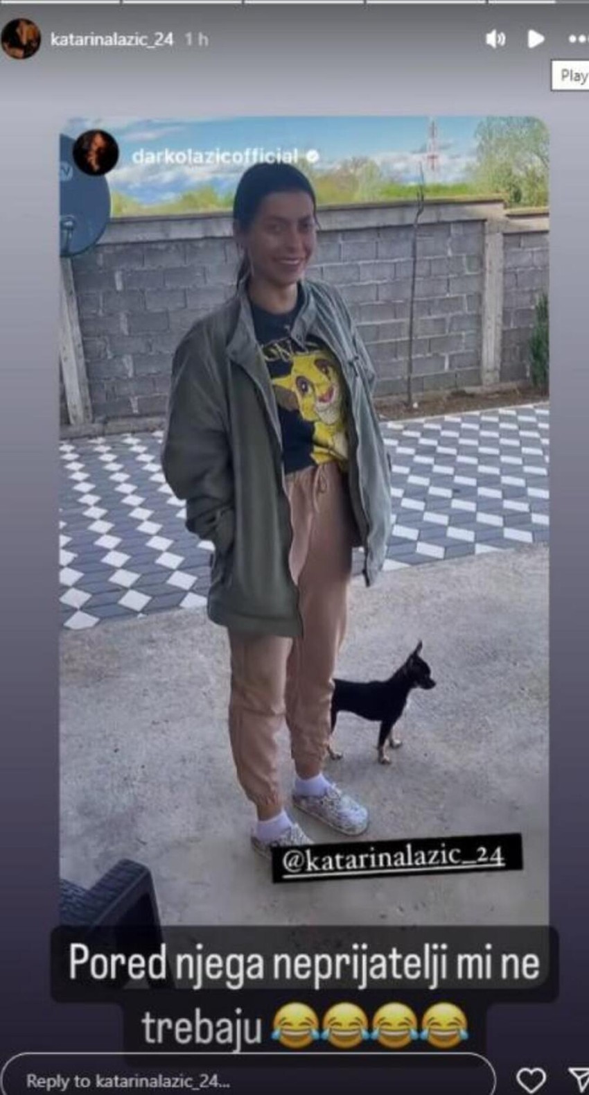 Darko Lazić uslikao Katarinu u neočekivanom izdanju