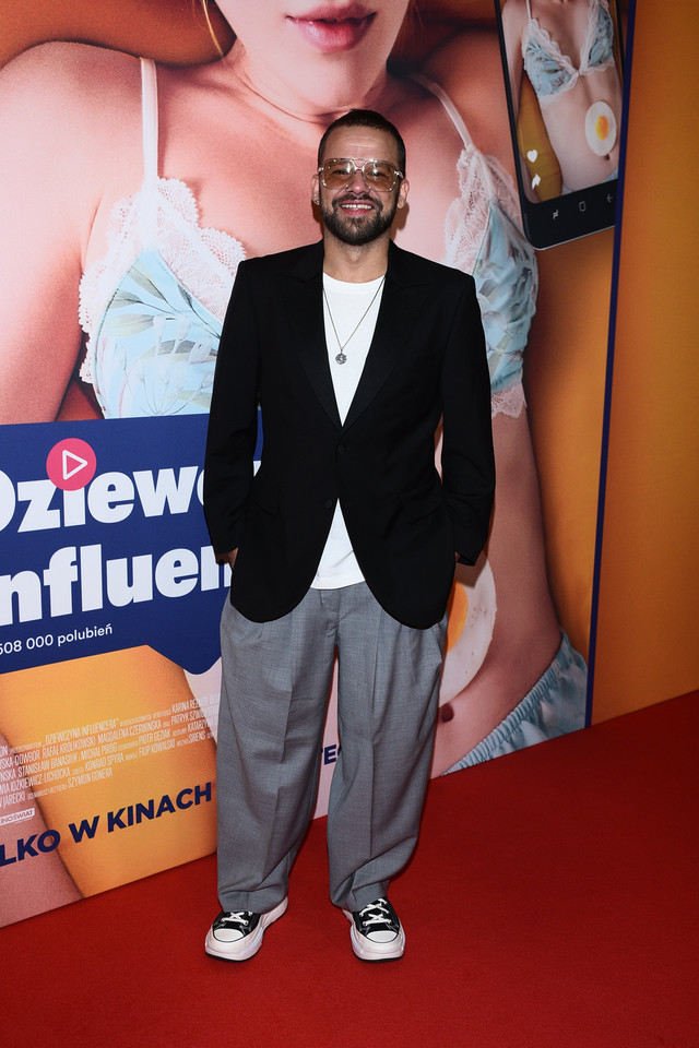 Premiera filmu "Dziewczyna influencera": Michał Piróg