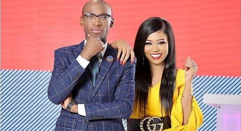 Dr Ofweneke with Vera Sidika