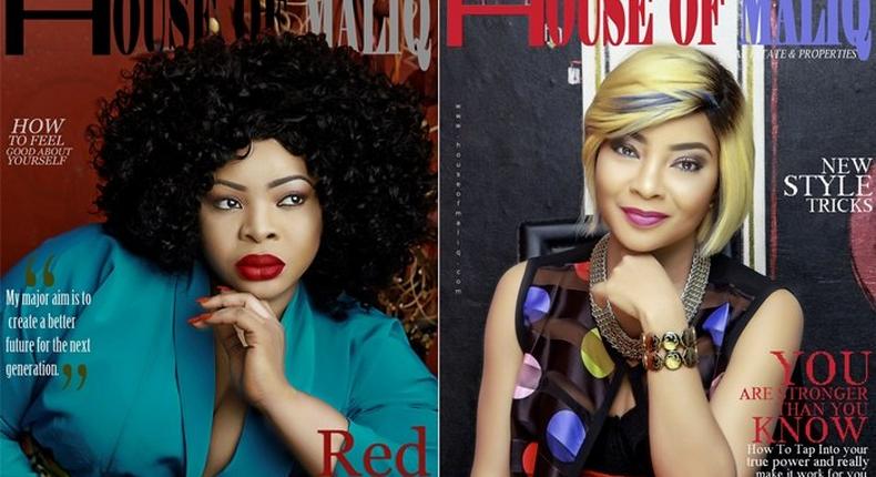 Linda Ejiofor and Dayo Amusa on the cover of House of Maliq