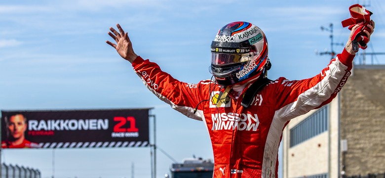 Formuła 1: Raikkonen najszybszy w USA. To jego pierwsza wygrana od 2013 roku